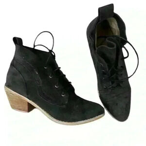 Faux Suede Ankle Boot